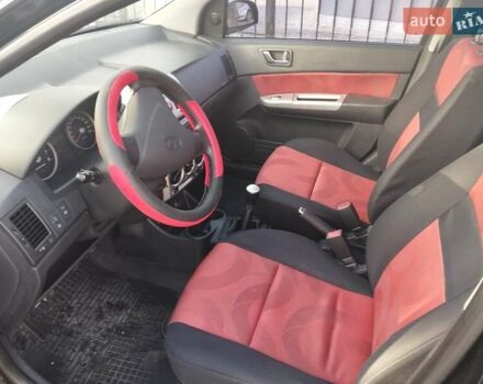 Чорний Хендай Гетц, об'ємом двигуна 1.4 л та пробігом 182 тис. км за 4500 $, фото 3 на Automoto.ua