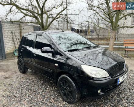 Черный Хендай Гетц, объемом двигателя 1.6 л и пробегом 330 тыс. км за 2900 $, фото 4 на Automoto.ua