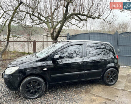 Черный Хендай Гетц, объемом двигателя 1.6 л и пробегом 330 тыс. км за 2900 $, фото 2 на Automoto.ua