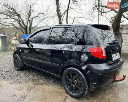 Черный Хендай Гетц, объемом двигателя 1.6 л и пробегом 330 тыс. км за 2900 $, фото 7 на Automoto.ua