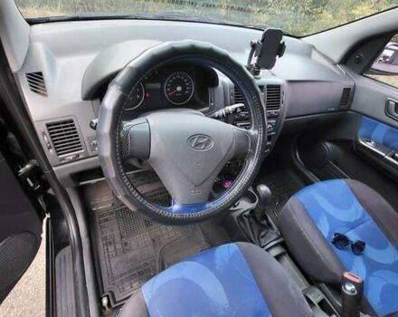 Черный Хендай Гетц, объемом двигателя 1.1 л и пробегом 245 тыс. км за 3300 $, фото 3 на Automoto.ua