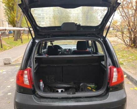 Черный Хендай Гетц, объемом двигателя 1.1 л и пробегом 220 тыс. км за 3300 $, фото 4 на Automoto.ua