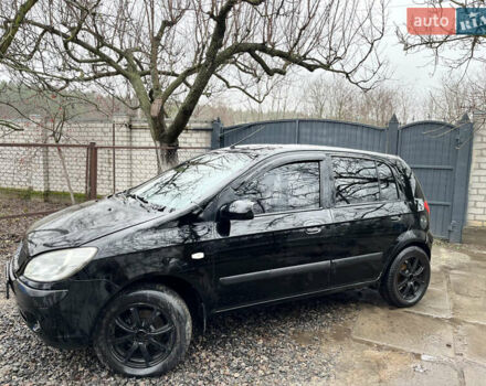 Черный Хендай Гетц, объемом двигателя 1.6 л и пробегом 330 тыс. км за 2900 $, фото 1 на Automoto.ua