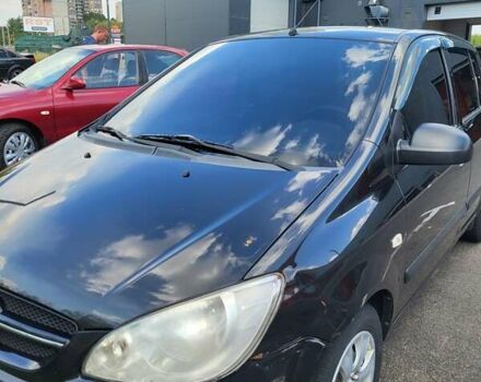 Черный Хендай Гетц, объемом двигателя 1.1 л и пробегом 245 тыс. км за 3300 $, фото 1 на Automoto.ua