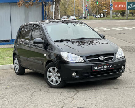 Черный Хендай Гетц, объемом двигателя 1.4 л и пробегом 196 тыс. км за 5799 $, фото 2 на Automoto.ua