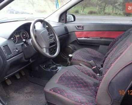 Черный Хендай Гетц, объемом двигателя 1.4 л и пробегом 278 тыс. км за 4200 $, фото 3 на Automoto.ua