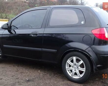 Черный Хендай Гетц, объемом двигателя 1.4 л и пробегом 278 тыс. км за 4200 $, фото 12 на Automoto.ua