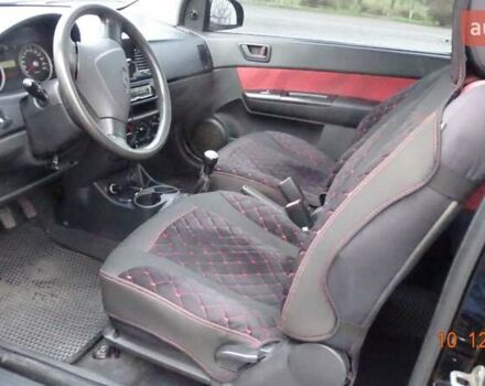 Черный Хендай Гетц, объемом двигателя 1.4 л и пробегом 278 тыс. км за 4200 $, фото 4 на Automoto.ua