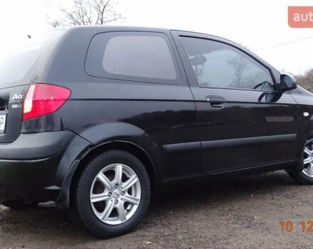 Черный Хендай Гетц, объемом двигателя 1.4 л и пробегом 278 тыс. км за 4200 $, фото 1 на Automoto.ua
