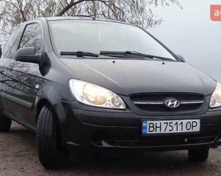 Черный Хендай Гетц, объемом двигателя 1.4 л и пробегом 278 тыс. км за 4200 $, фото 6 на Automoto.ua