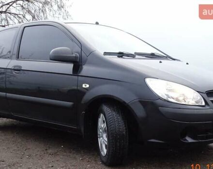 Черный Хендай Гетц, объемом двигателя 1.4 л и пробегом 278 тыс. км за 4200 $, фото 2 на Automoto.ua