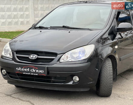 Черный Хендай Гетц, объемом двигателя 1.4 л и пробегом 196 тыс. км за 5799 $, фото 4 на Automoto.ua