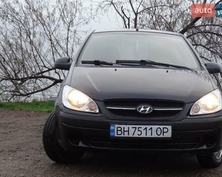 Черный Хендай Гетц, объемом двигателя 1.4 л и пробегом 278 тыс. км за 4200 $, фото 5 на Automoto.ua