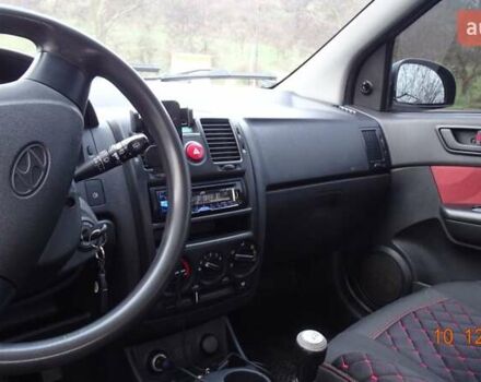 Черный Хендай Гетц, объемом двигателя 1.4 л и пробегом 278 тыс. км за 4200 $, фото 9 на Automoto.ua