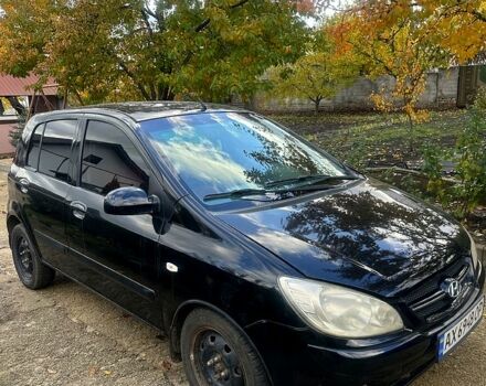 Черный Хендай Гетц, объемом двигателя 1.4 л и пробегом 193 тыс. км за 3200 $, фото 2 на Automoto.ua