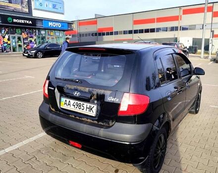 Черный Хендай Гетц, объемом двигателя 1.4 л и пробегом 272 тыс. км за 4600 $, фото 3 на Automoto.ua