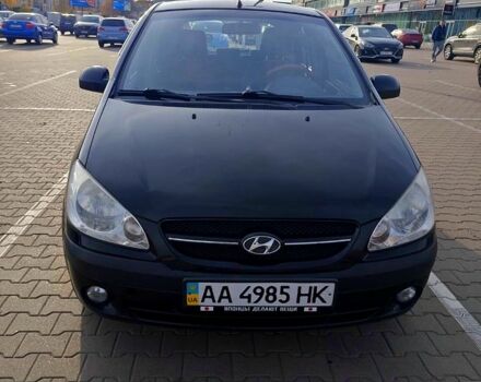 Черный Хендай Гетц, объемом двигателя 1.4 л и пробегом 272 тыс. км за 4600 $, фото 1 на Automoto.ua