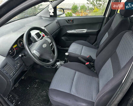 Черный Хендай Гетц, объемом двигателя 1.4 л и пробегом 95 тыс. км за 3900 $, фото 15 на Automoto.ua