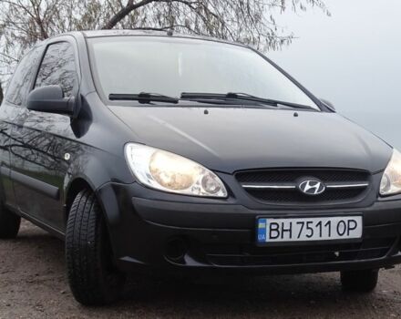 Черный Хендай Гетц, объемом двигателя 1.4 л и пробегом 278 тыс. км за 4200 $, фото 1 на Automoto.ua