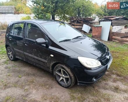 Чорний Хендай Гетц, об'ємом двигуна 1.49 л та пробігом 227 тис. км за 4300 $, фото 1 на Automoto.ua
