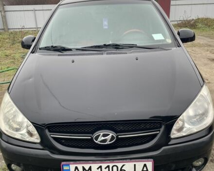 Черный Хендай Гетц, объемом двигателя 1.5 л и пробегом 300 тыс. км за 3800 $, фото 1 на Automoto.ua