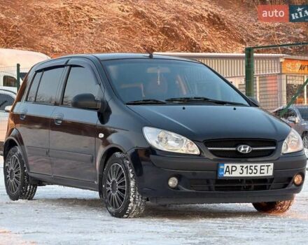 Черный Хендай Гетц, объемом двигателя 1.4 л и пробегом 117 тыс. км за 4550 $, фото 1 на Automoto.ua