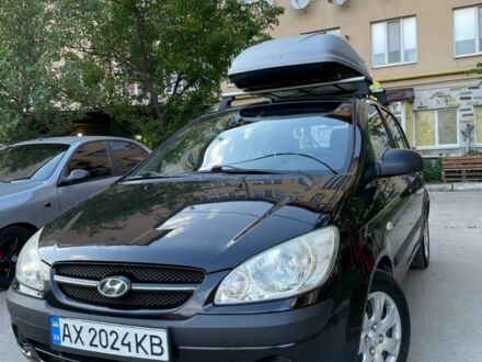 Черный Хендай Гетц, объемом двигателя 1.1 л и пробегом 205 тыс. км за 3150 $, фото 1 на Automoto.ua