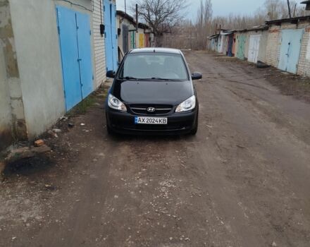 Черный Хендай Гетц, объемом двигателя 1.1 л и пробегом 187 тыс. км за 4300 $, фото 1 на Automoto.ua