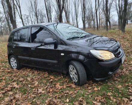 Черный Хендай Гетц, объемом двигателя 1.1 л и пробегом 190 тыс. км за 4900 $, фото 1 на Automoto.ua