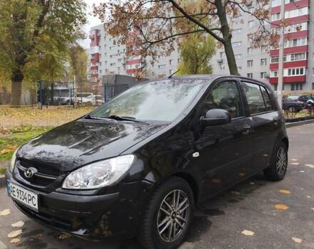 Черный Хендай Гетц, объемом двигателя 1.1 л и пробегом 220 тыс. км за 3300 $, фото 1 на Automoto.ua