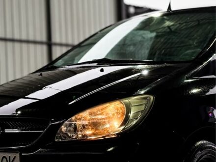 Черный Хендай Гетц, объемом двигателя 1.1 л и пробегом 115 тыс. км за 3900 $, фото 1 на Automoto.ua