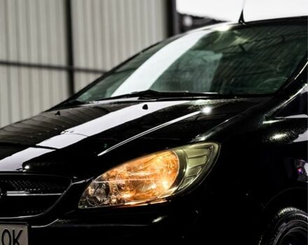 Черный Хендай Гетц, объемом двигателя 1.1 л и пробегом 115 тыс. км за 3900 $, фото 1 на Automoto.ua