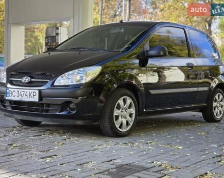 Черный Хендай Гетц, объемом двигателя 1.09 л и пробегом 122 тыс. км за 3800 $, фото 1 на Automoto.ua