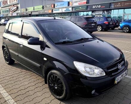 Черный Хендай Гетц, объемом двигателя 1.4 л и пробегом 272 тыс. км за 4600 $, фото 1 на Automoto.ua