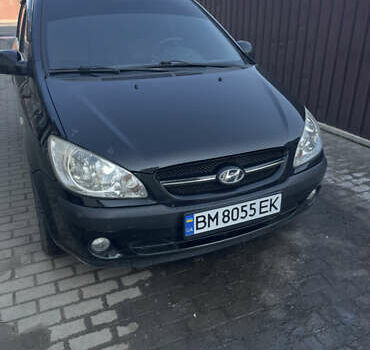 Черный Хендай Гетц, объемом двигателя 1.4 л и пробегом 155 тыс. км за 3800 $, фото 1 на Automoto.ua