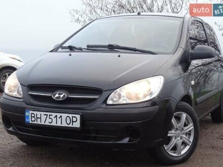 Черный Хендай Гетц, объемом двигателя 1.4 л и пробегом 278 тыс. км за 4200 $, фото 1 на Automoto.ua