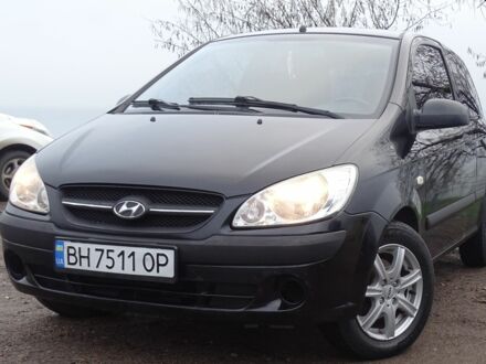 Черный Хендай Гетц, объемом двигателя 1.4 л и пробегом 278 тыс. км за 4200 $, фото 1 на Automoto.ua