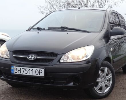 Черный Хендай Гетц, объемом двигателя 1.4 л и пробегом 278 тыс. км за 4200 $, фото 1 на Automoto.ua