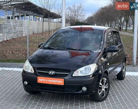 Черный Хендай Гетц, объемом двигателя 1.4 л и пробегом 76 тыс. км за 6900 $, фото 1 на Automoto.ua