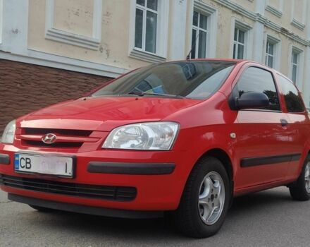 Красный Хендай Гетц, объемом двигателя 1.1 л и пробегом 162 тыс. км за 2950 $, фото 1 на Automoto.ua