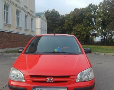 Красный Хендай Гетц, объемом двигателя 1.1 л и пробегом 162 тыс. км за 2950 $, фото 4 на Automoto.ua