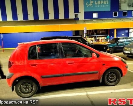 Красный Хендай Гетц, объемом двигателя 1.4 л и пробегом 250 тыс. км за 3200 $, фото 1 на Automoto.ua