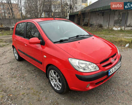 Красный Хендай Гетц, объемом двигателя 1.4 л и пробегом 201 тыс. км за 5600 $, фото 3 на Automoto.ua