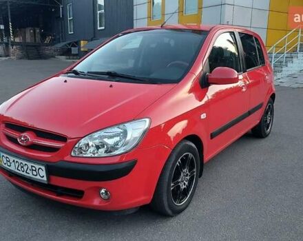 Червоний Хендай Гетц, об'ємом двигуна 1.6 л та пробігом 171 тис. км за 5950 $, фото 1 на Automoto.ua