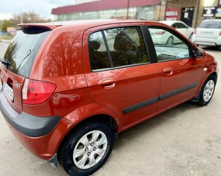 Красный Хендай Гетц, объемом двигателя 1.4 л и пробегом 197 тыс. км за 5709 $, фото 3 на Automoto.ua