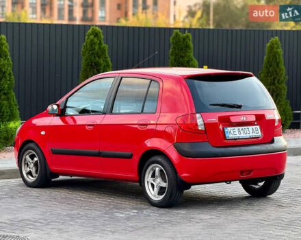 Красный Хендай Гетц, объемом двигателя 1.6 л и пробегом 170 тыс. км за 5999 $, фото 9 на Automoto.ua