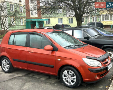 Красный Хендай Гетц, объемом двигателя 1.4 л и пробегом 121 тыс. км за 4350 $, фото 24 на Automoto.ua