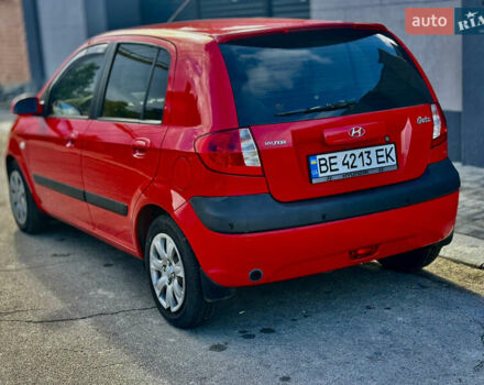 Красный Хендай Гетц, объемом двигателя 1.39 л и пробегом 144 тыс. км за 5899 $, фото 7 на Automoto.ua
