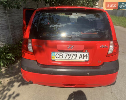 Червоний Хендай Гетц, об'ємом двигуна 1.6 л та пробігом 99 тис. км за 4900 $, фото 1 на Automoto.ua