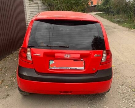Красный Хендай Гетц, объемом двигателя 1.6 л и пробегом 137 тыс. км за 5000 $, фото 1 на Automoto.ua